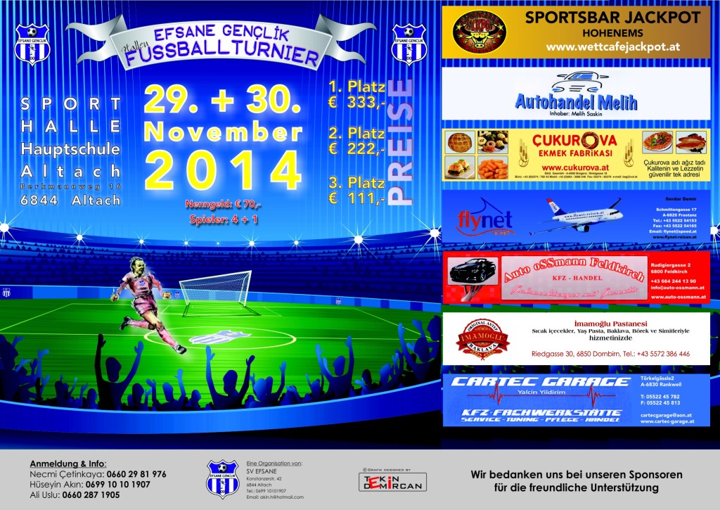 ATIB Hohenems_Plakat Fussballturnier Efsane_041114